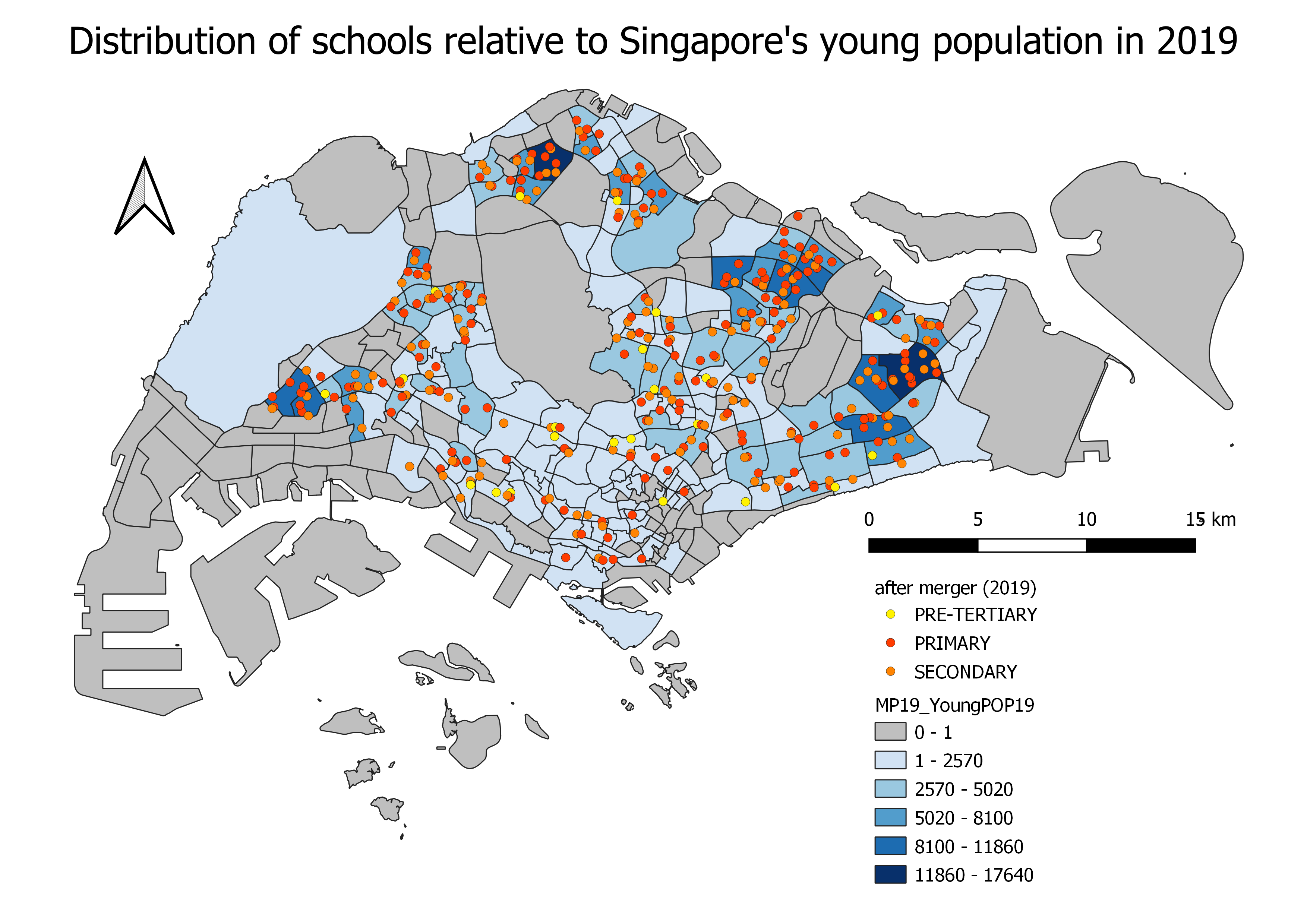 Singapore's young population in 2019